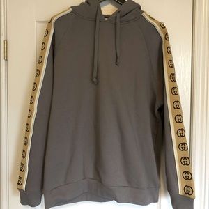 GUCCI MENS HOODIE WITH INTERLOCKING G XL